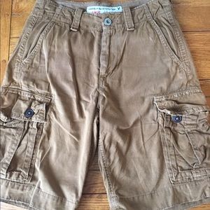 Brown American Eagle cargo shorts size 26